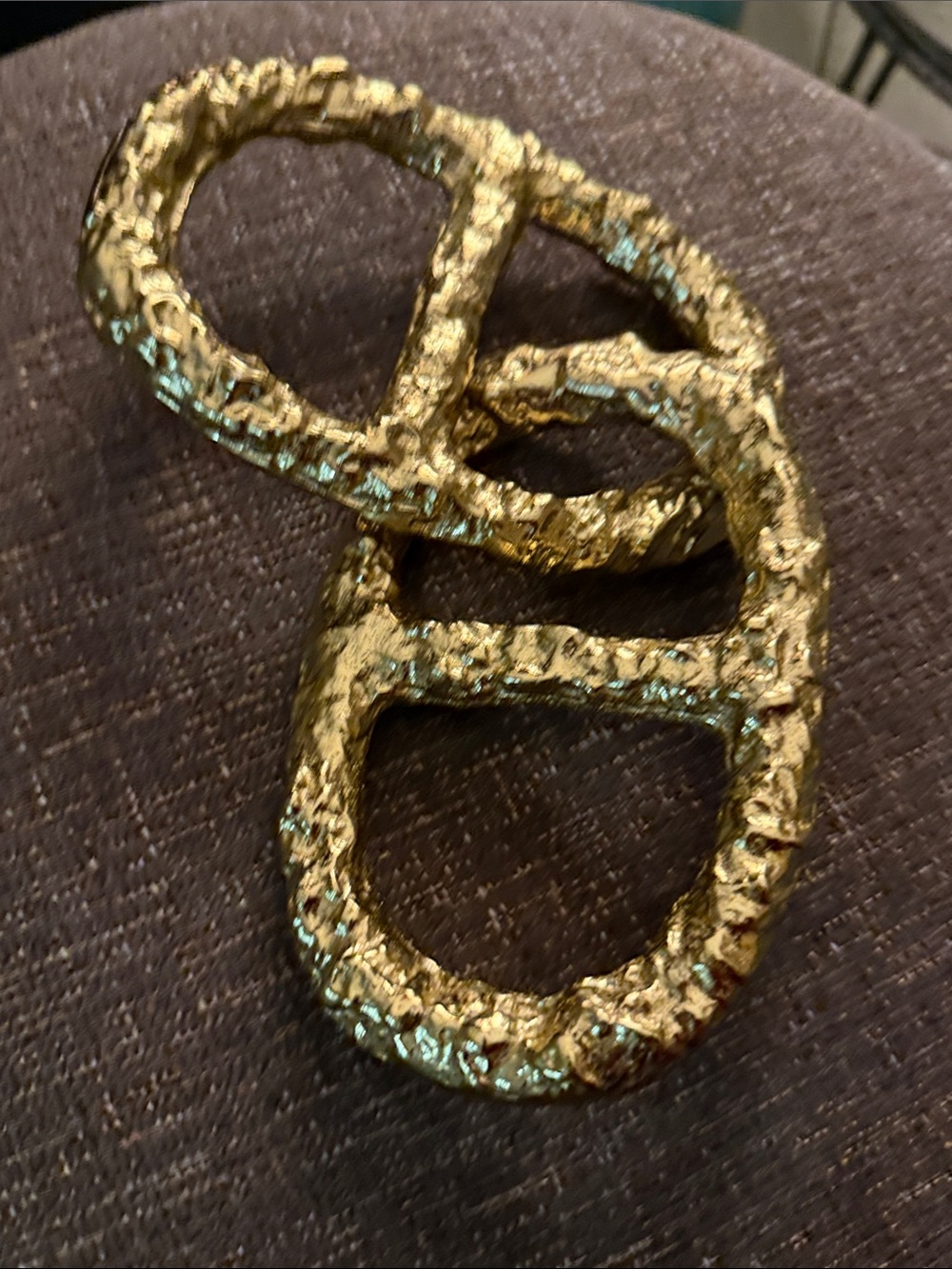 3 sets 11.5" Gold Chain Tabletop Decor by Ashland - - Picture 3 of 11
